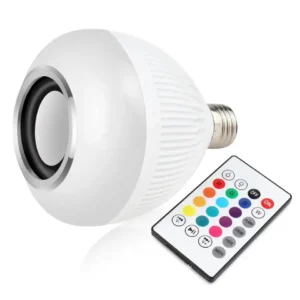 DAFUSHOP Lampada Bluetooth Led Caixa De Som Com Controle