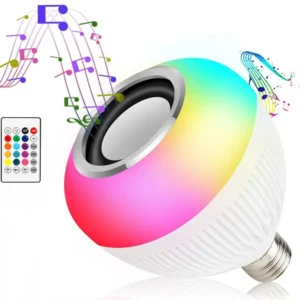 DAFUSHOP Lampada Bluetooth Led Caixa De Som Com Controle